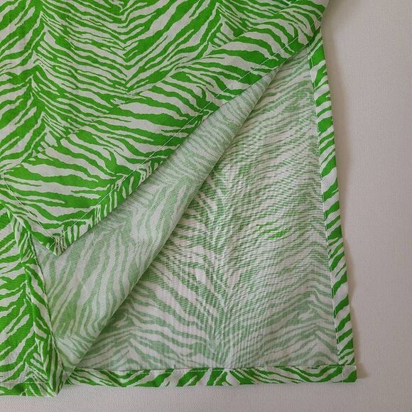 Barbara Gerwit Womens Tunic Blouse Embellished Beads Long Sleeve Green Medium - Picture 9 of 13